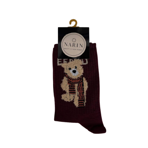 جوراب ساقدار طرح تدی کد 2009